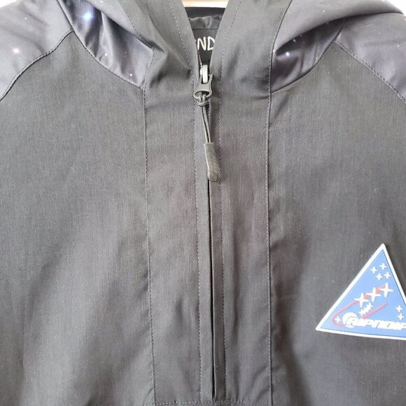 RIPNDIP Nasa Space Commit Half Zip Hooded Pullover Mens Size S Cat Wizard Nerm - Picture 6 of 12
